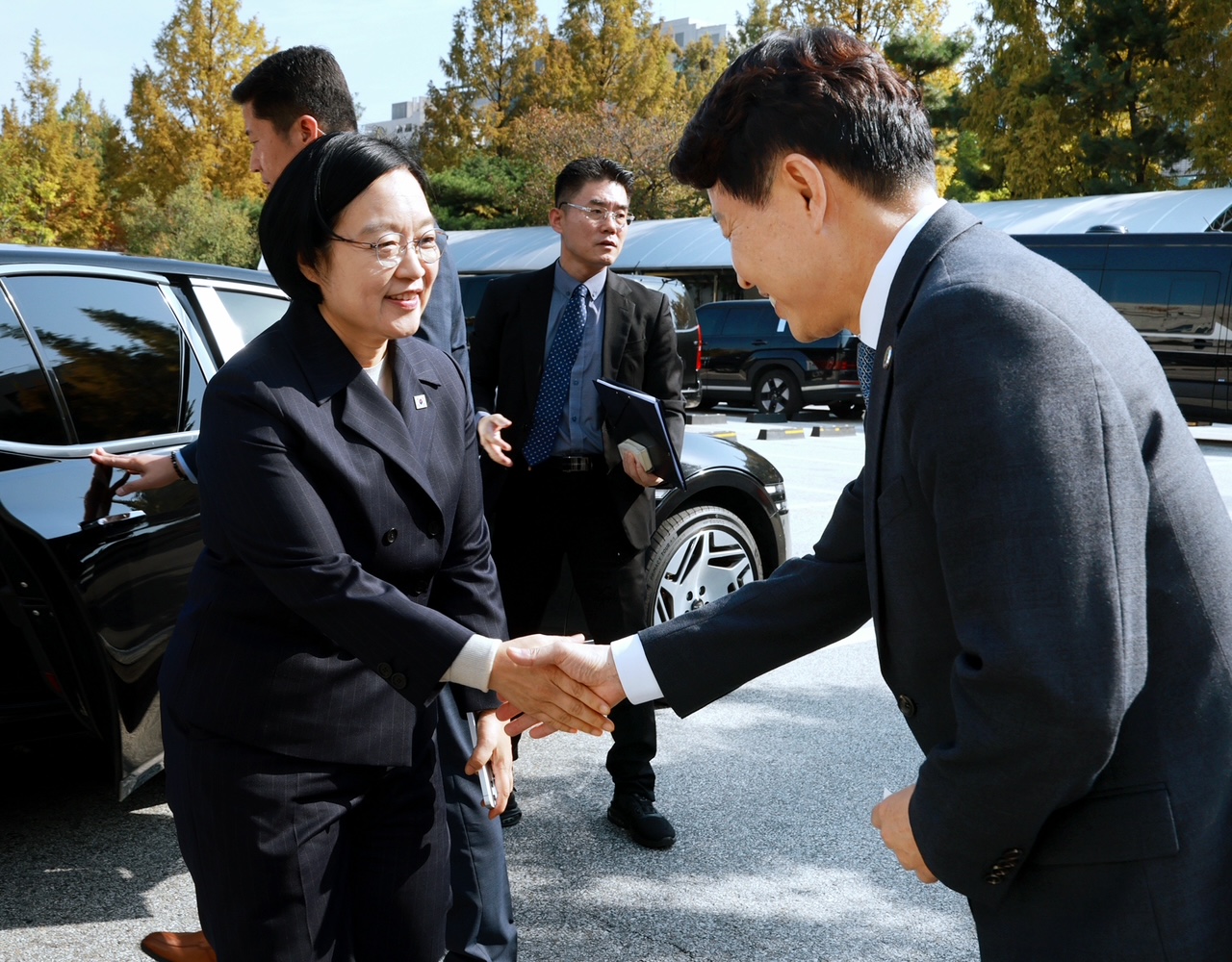 한성숙 국무총리, 대전 서구 찾아 통합돌봄 사업 현장 점검