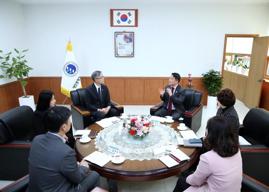 대전 서구-서부교육지원청 학생 지원망 구축 협약 이미지