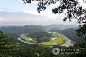 구봉산에서 바라본 노루벌