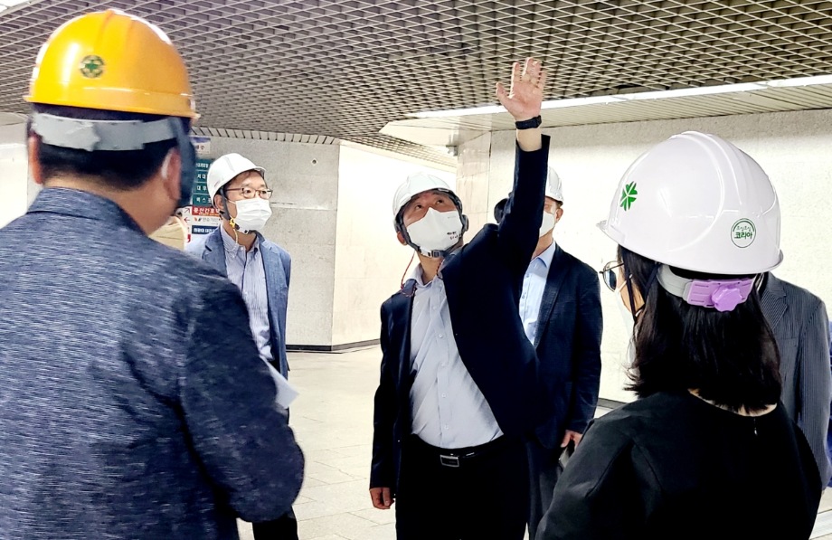 서철모 서구청장, 대덕지하보도 민·관 합동점검 이미지