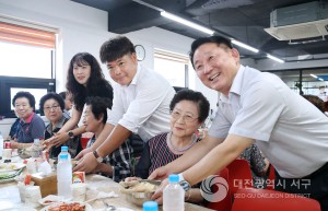 대전 서구 변동, 기룡전기(주) 사랑의 삼계탕 나눔 행사