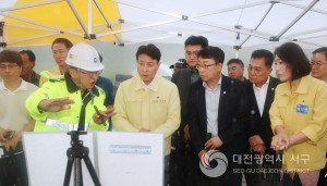 전문학 구청장, 여름철 풍수해 대비 정방마을 현장점검